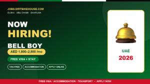 Bell Boy Jobs in UAE Hotels – Immediate Hiring