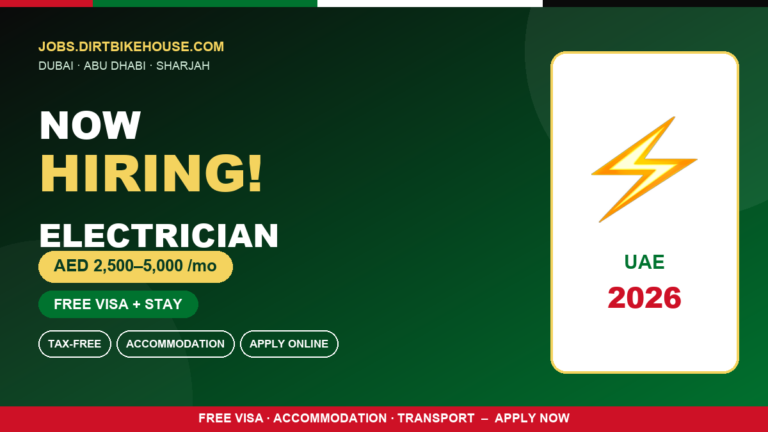Electrician Jobs in UAE – High Salary for Skilled Workers