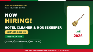 Hotel Cleaner & Housekeeper Jobs in UAE – Apply Online