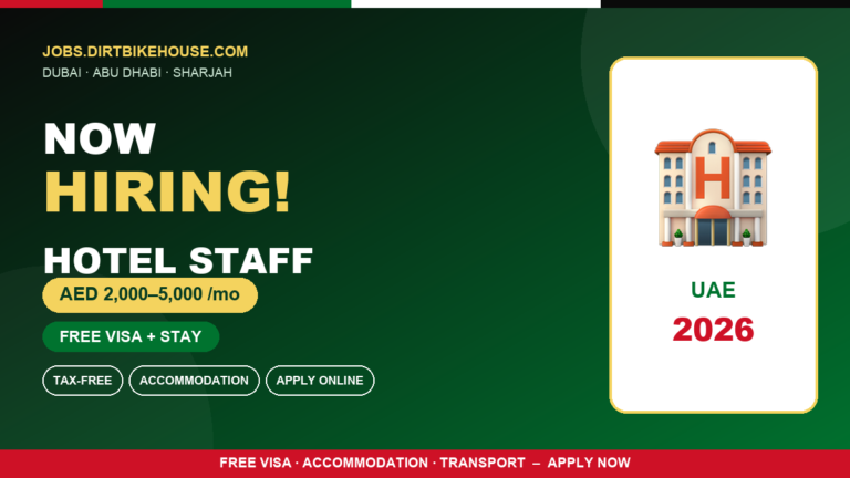 Hotel Jobs in UAE – Latest Vacancies for Foreign Workers
