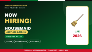 Housemaid Jobs in UAE – Free Accommodation & Food