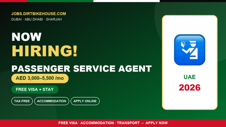 Passenger Service Agent Jobs in UAE Airports – Hiring Now