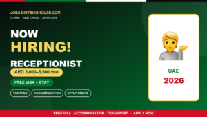 Receptionist Jobs in UAE – Hotels & Offices Hiring