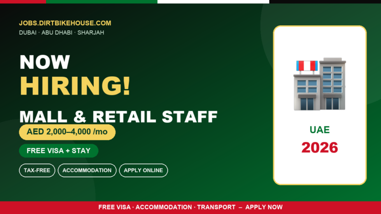 Shopping Mall & Retail Jobs in UAE – Latest Openings